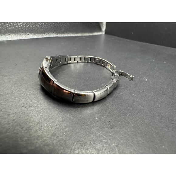 Bulova Quartz 96L98 Movement Ice Blue Dial Ladies Watch Silver Tone 13.2mm 6.5" - Picture 4 of 11